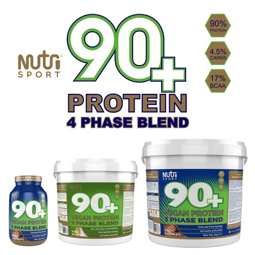 Nutrisport phase vegan - nutrisport, 90+