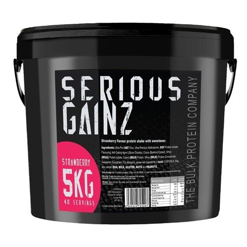 Serious gainz bulk mass gainer - serious,